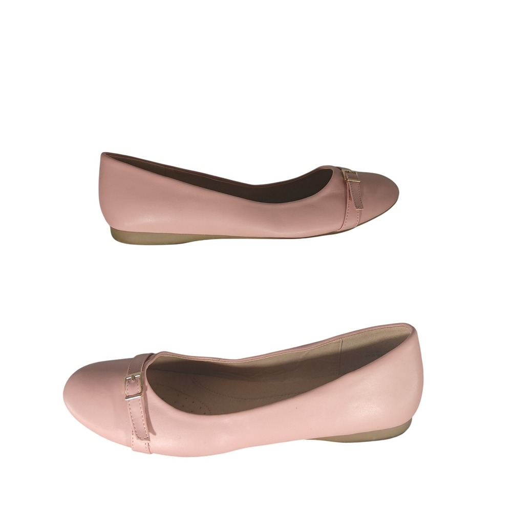 JC Ballet Flats 11 Pink Buckle Strap Round Toe Coquette Balletcore Classic Chic